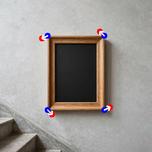 Input example for a rigid rotation edit